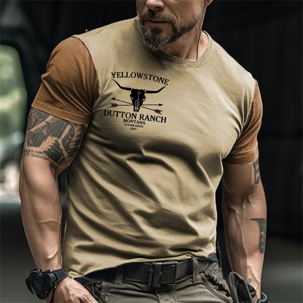 

Men's T-Shirt Summer Tshirt Casual Short Sleeved Top O Neck T Shirt Loose Micro Elasticity Retro Fashion Breathable Men Clothing