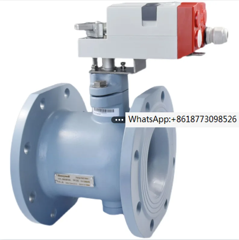 Flange electric ball valve VBA16F/MVN series adjustable actuator ductile iron straight through valve