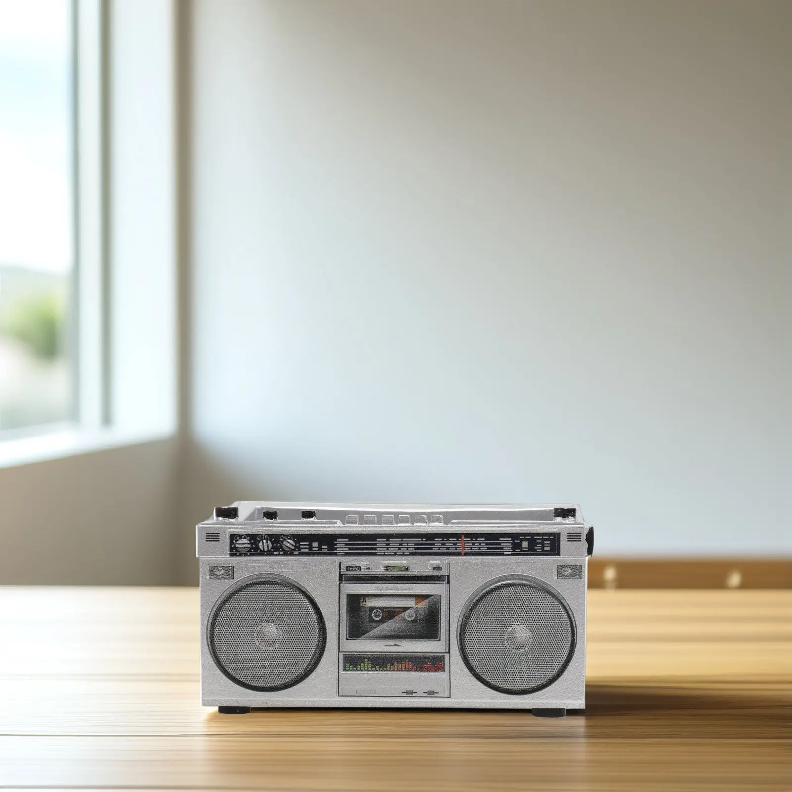 

1 шт. Креативный цветочный горшок в форме магнитофона из высококачественной смолы для маленьких растений, для декора интерьера