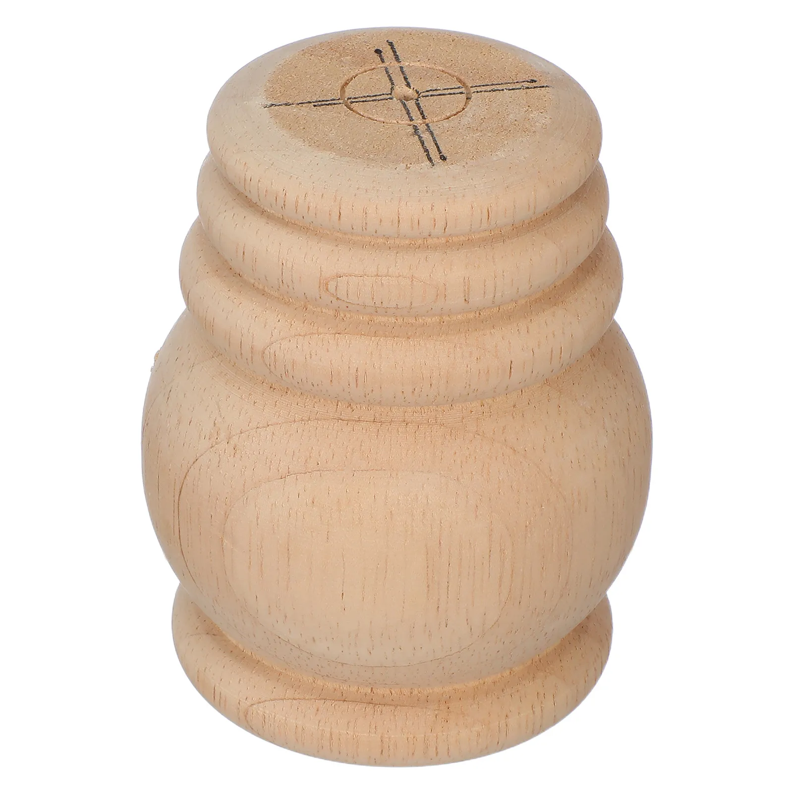 Solid Wood Round Furniture Legs 3.9 Inch Tall French Decorative Sofa Replacement Couch Feet Support Wood Coffee Table Legs
