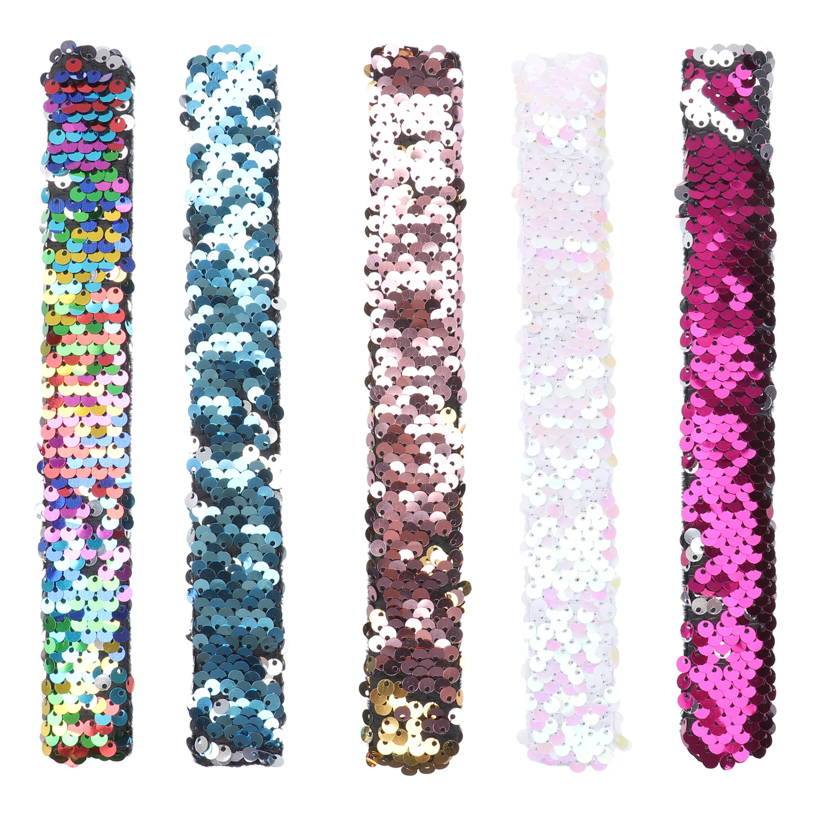 

5 Pcs Sequin Bracelet for Girls Bracelets Kids Mermaid Little Wristband Jewelry