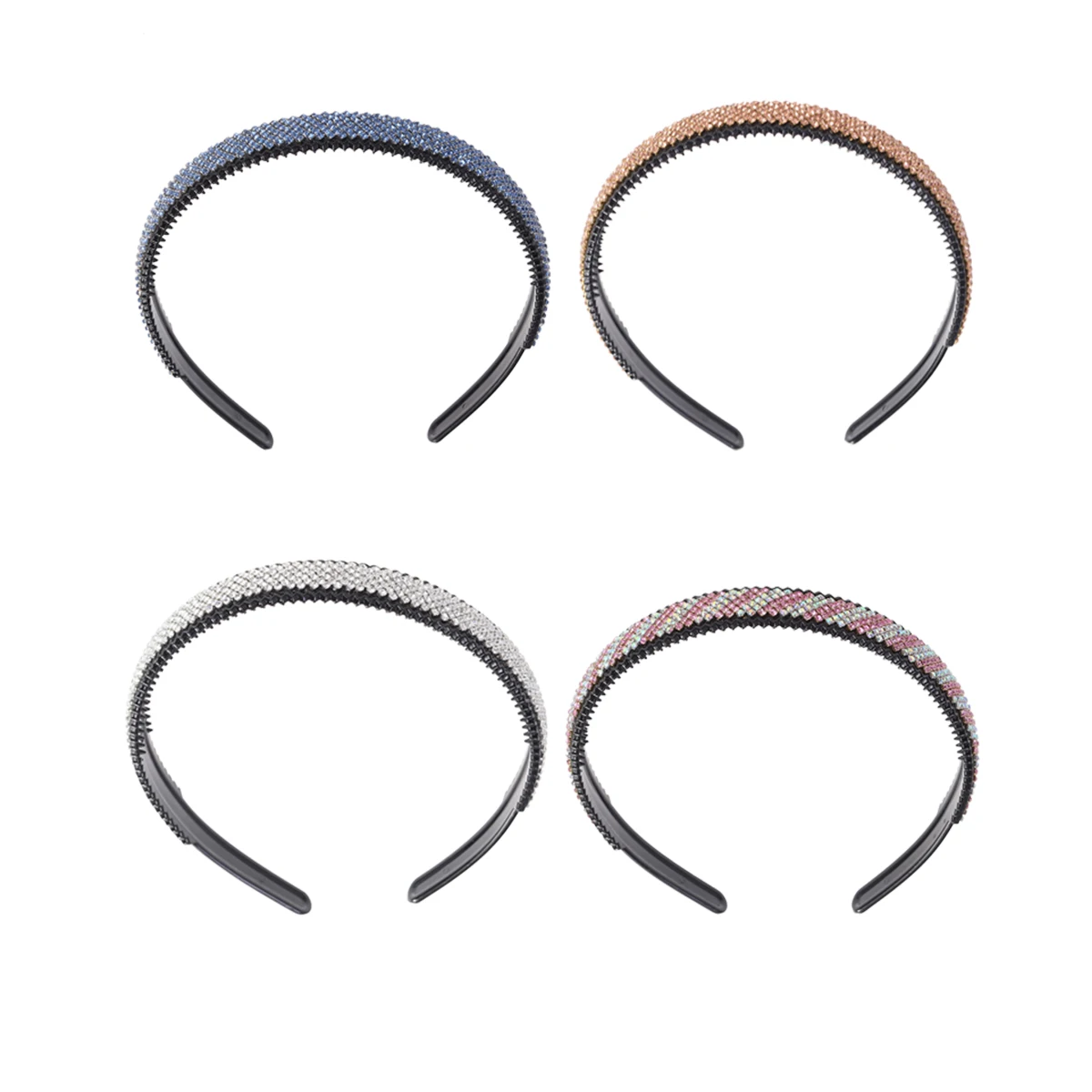 

Crystal Hairband Rhinestone Headband for Women Blue Hoop Hair Bands Women Hair Accessories Wedding Party Prom Photoshoot Stylish