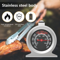 Universal Baking Food Meat Oven Thermometer Stainless Steel Kitchen Gauge Cooker Beef Meat BBQ Temperature Measure Instrument