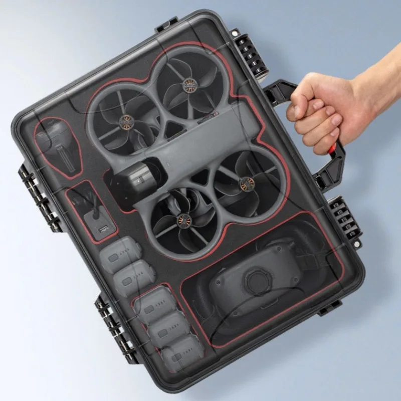 Waterproof Drone Storage Case Shockproof Protective Carrying Box for Avata 360 Drone Storage Tool Box Hard Shell Tools Packaging