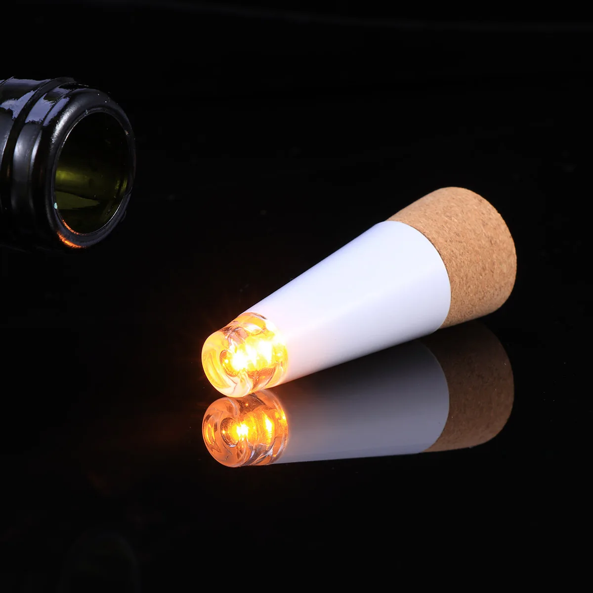 

LED Rechargeable Wine Bottle Cork Light Warm White Creative Festival Atmosphere Light Romantic Ambient Party Decoration