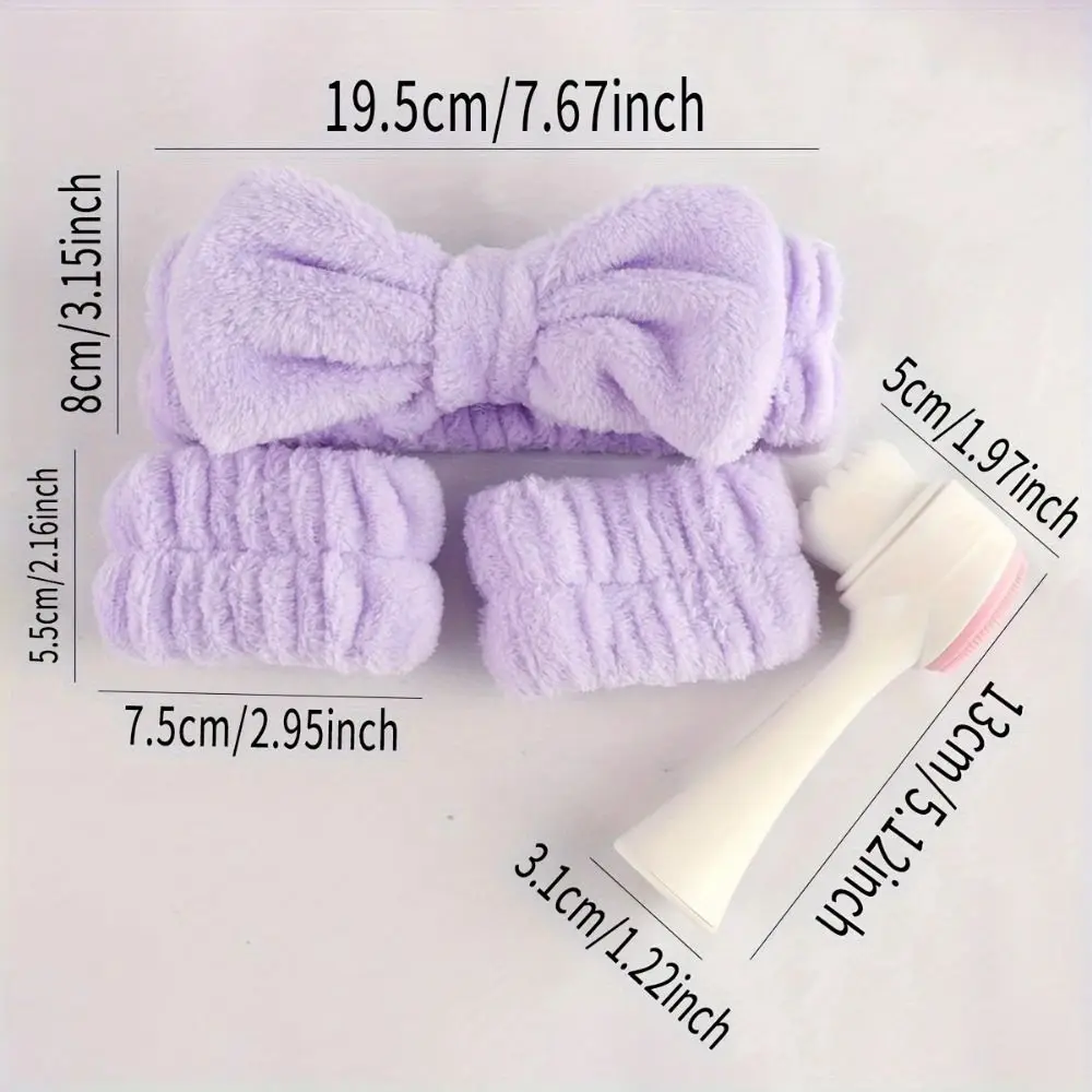 24Pcs/Set Hypoallergenic Vegan Makeup Kit Non-slip Hairband Girls Beauty Tool Makeup Sponge Face Wash Headband Travel Makeup