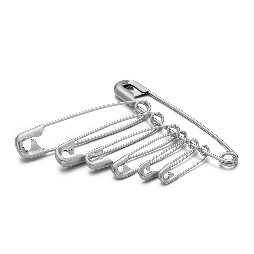 Long Paper Clip Pins para DIY Fazer Jóias, Aço Inoxidável, Cor do Ouro, Acessórios de Segurança, Descobertas Suprimentos, Atacado, 20 Pcs, 50Pcs