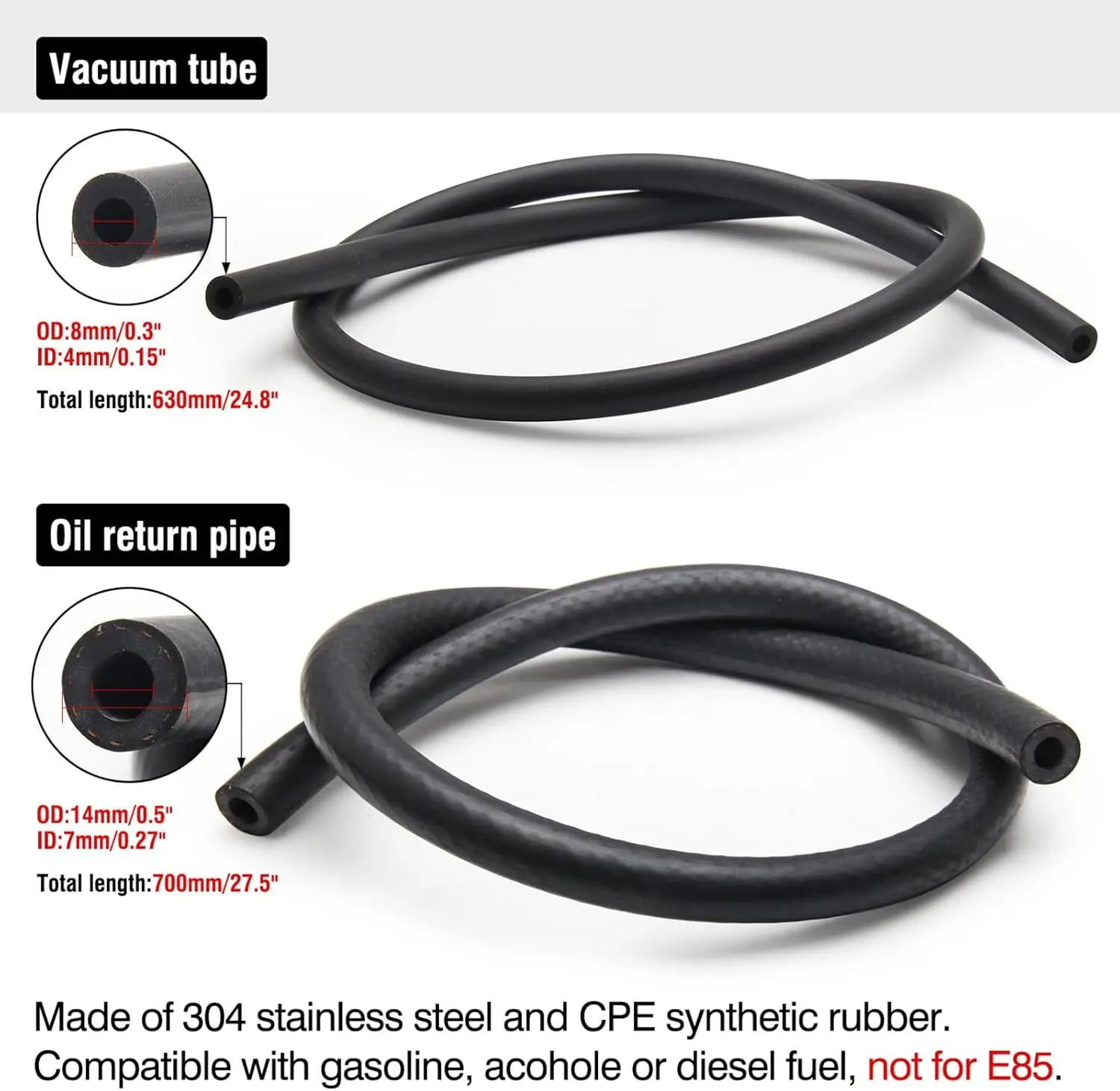 Regulator Tekanan Bahan Bakar Universal Aluminium yang Dapat Disesuaikan + Kit Pengukur + Fitting Hitam Biru Merah Perak