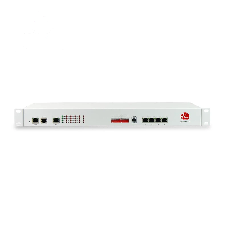 高品質 8 ポート E1 光ファイバーコンバータ 8E1 ギガビットイーサネット PDH マルチプレクサ