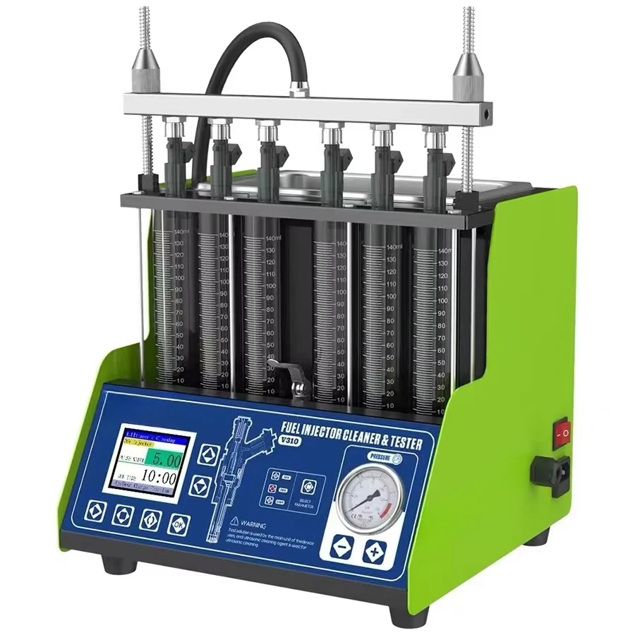 

V308 V309 V310 Автомобиль Мотоцикл GDI Тестер топливной форсунки Ультразвуковой очиститель Чистящая машина