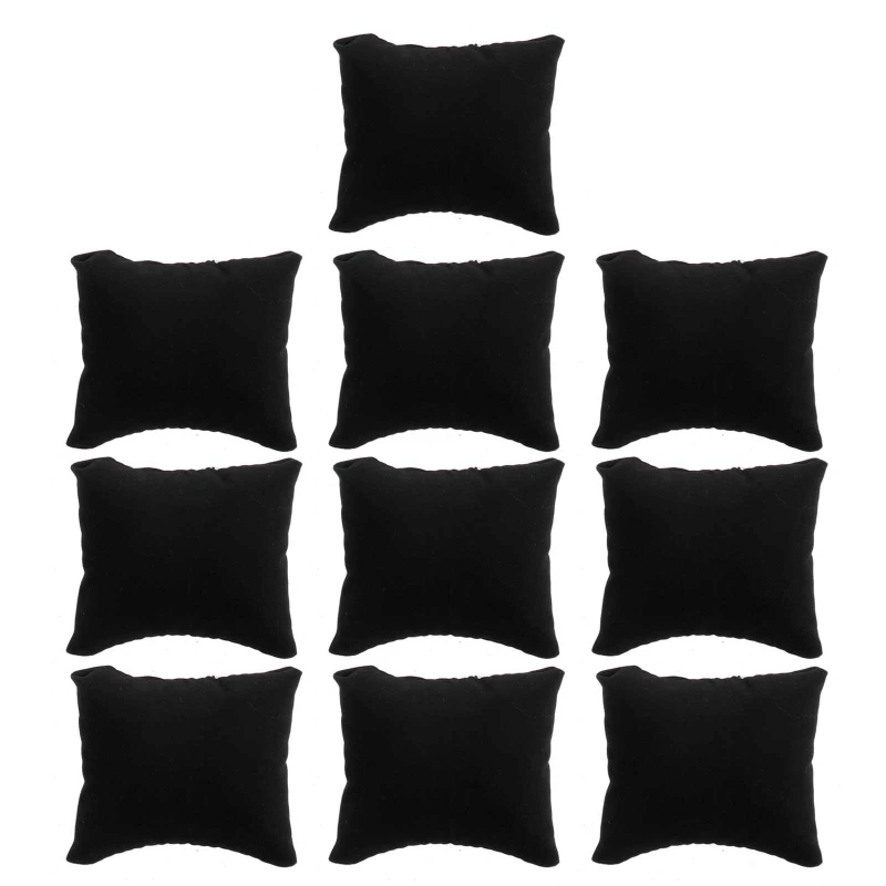 Petit oreiller en multicolore, support coussin pour bijoux, Bracelet, organisateur d'oreiller