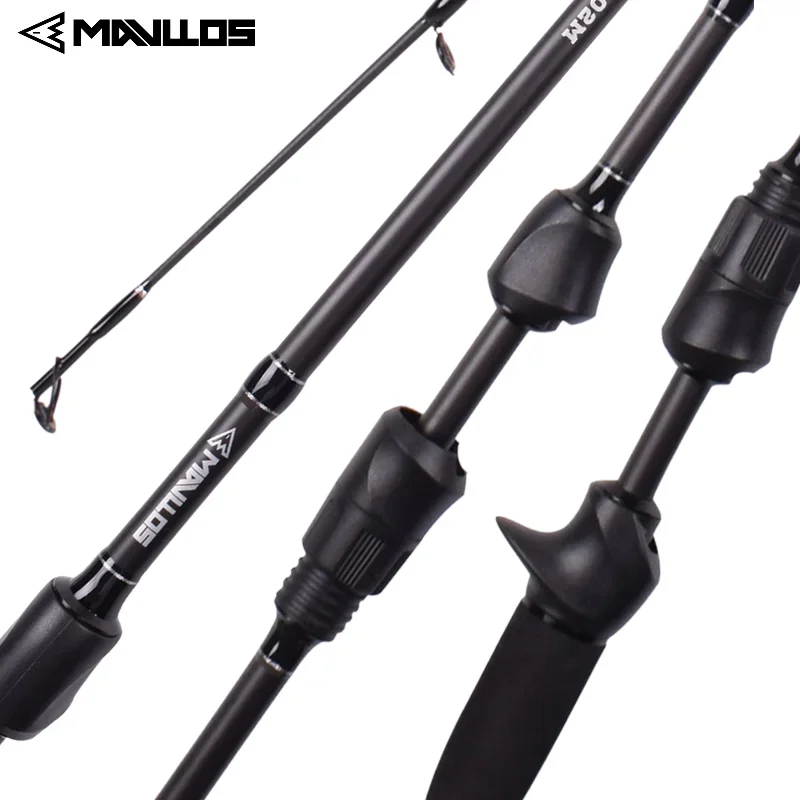 

Mavllos Resolute Bass Fishing Spinning Rod Line 7-17lb Lure 7-21g 30T Toray Carbon M Tip Action Fast Light Trout Casting Rod