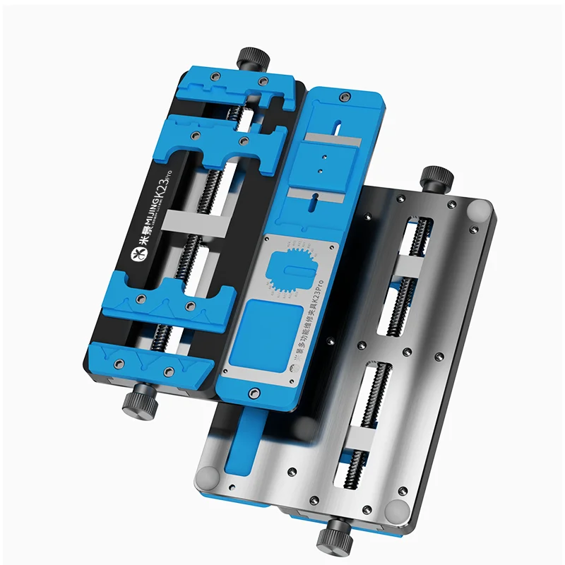 MIJING K23 Pro supporto universale per PCB supporto per scheda madre del telefono riparazione a doppio albero Jig IC Chip CPU morsetto di riparazione per saldatura