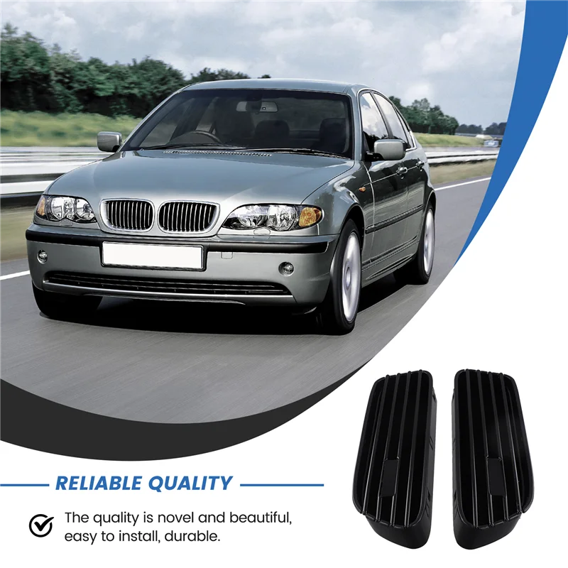 

Side Fender Vent Grill 51137895913 51137895914 For BMW 3 Series M3 E46 2001-2006 Fender Air Vent Trim Cover-ABQF