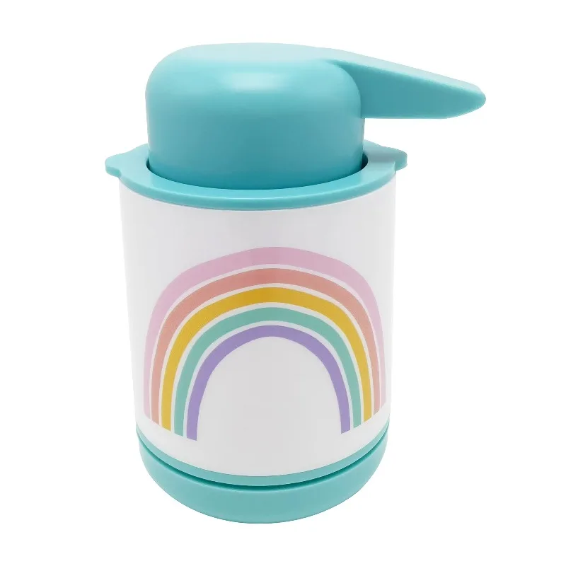 

Kids Rainbow Soap Pump with Non-Slip Bottom