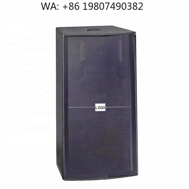 Dual 15 Inch 1000W High Power Passive Loudspeaker Professional Live Stage Outdoor Party Premium Bass Audio Sound System