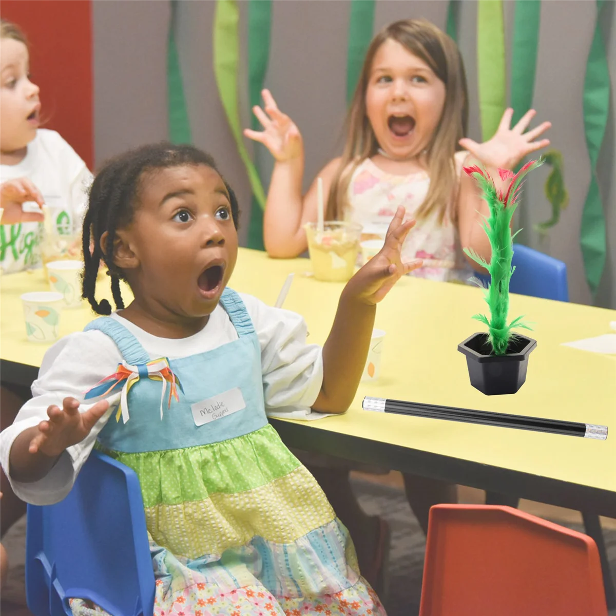 Magic stick para a flor para crianças e adultos, truques de mágica acessórios, brinquedo engraçado