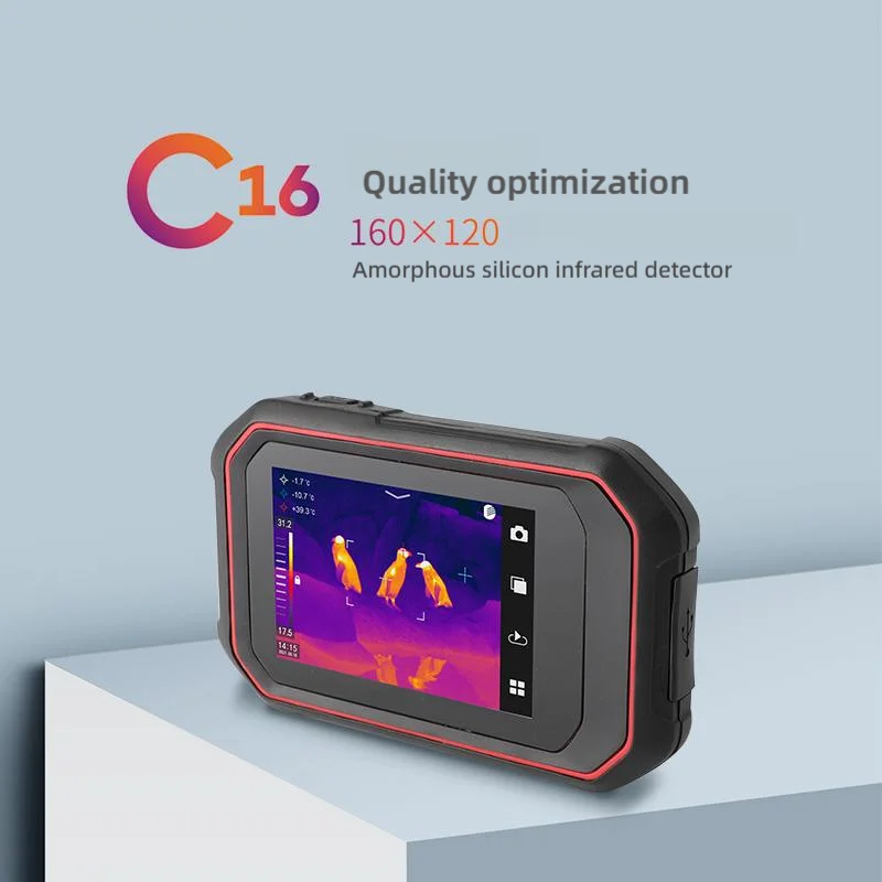 C16 Pocket Portable Infrared Camera Thermal Imager 160x120 Thermal Image Pixel 640x480 Display Resolution for CircuitAR