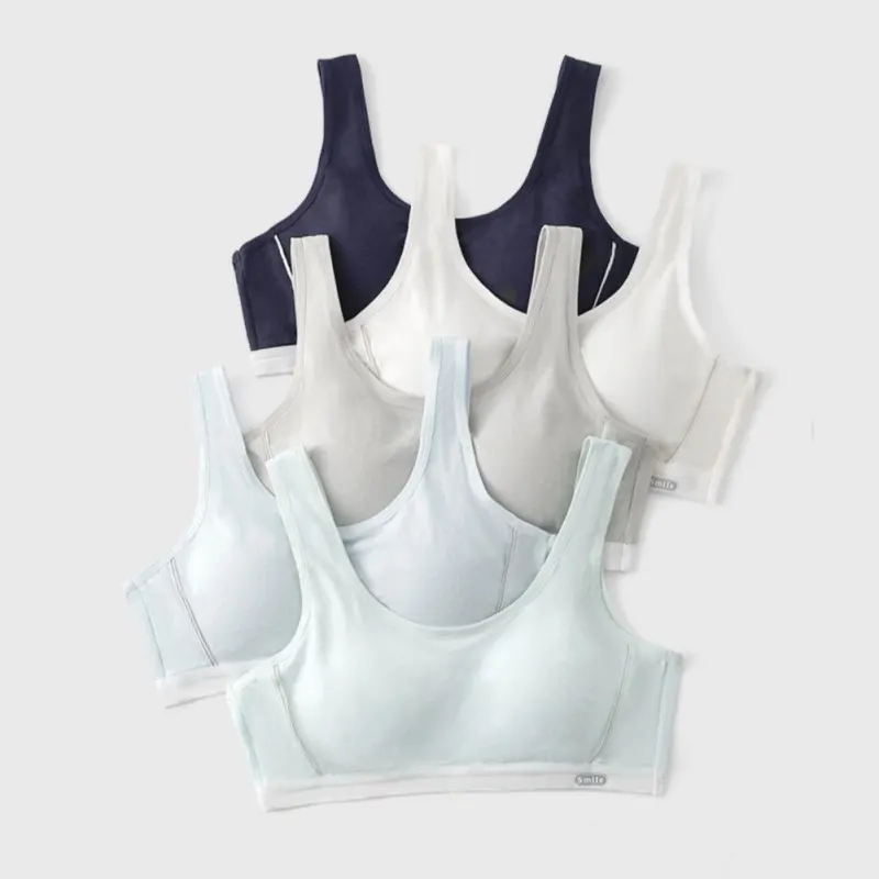 

Students Bras Youth Seamless Wireless Ultra Thin Breathable Sleep Summer Bralette Sports Bra Vest Underwear top