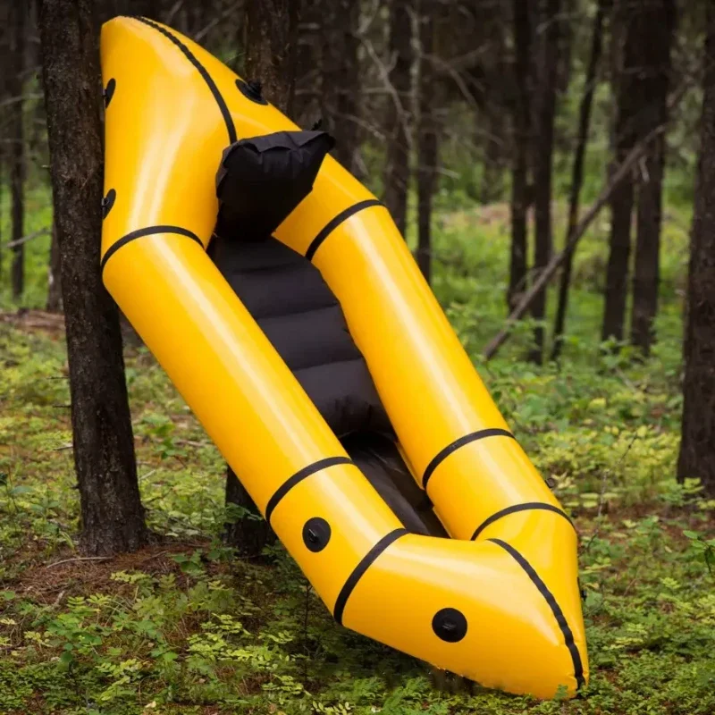 Cheap Lightweight Inflatable TPU /pvc packraft with spray deck