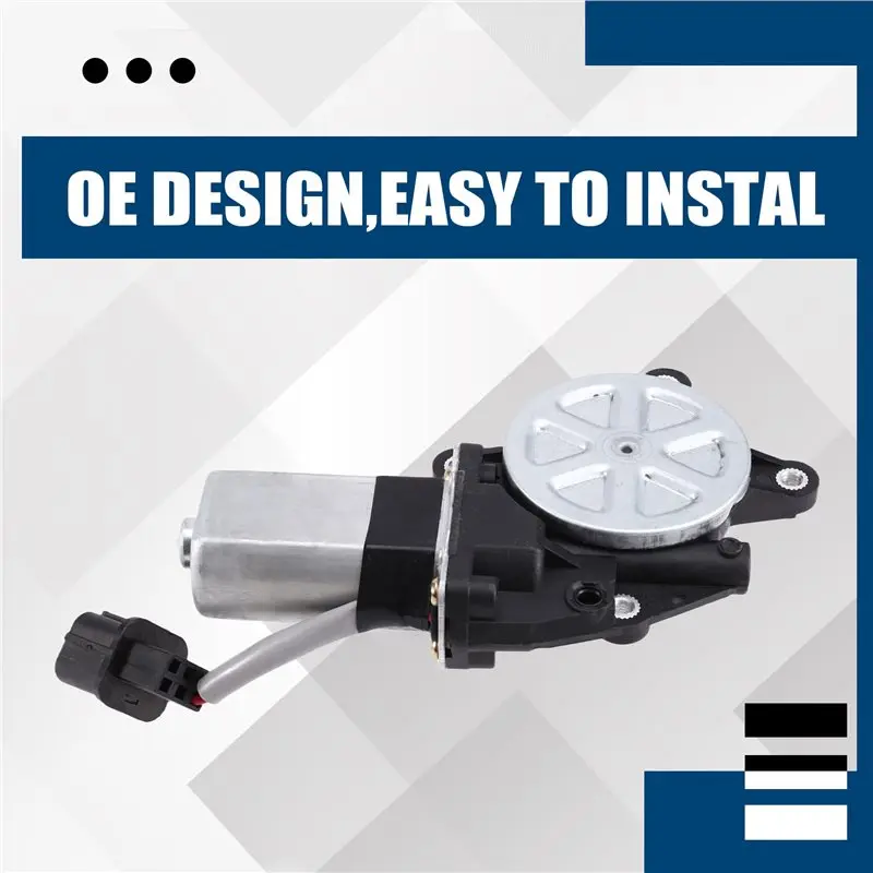 

N26R-MR573877 Front Left Window Regulator Motor Power Window Motor 2Pin For Mitsubishi Outlander 2.4L 2003-2006