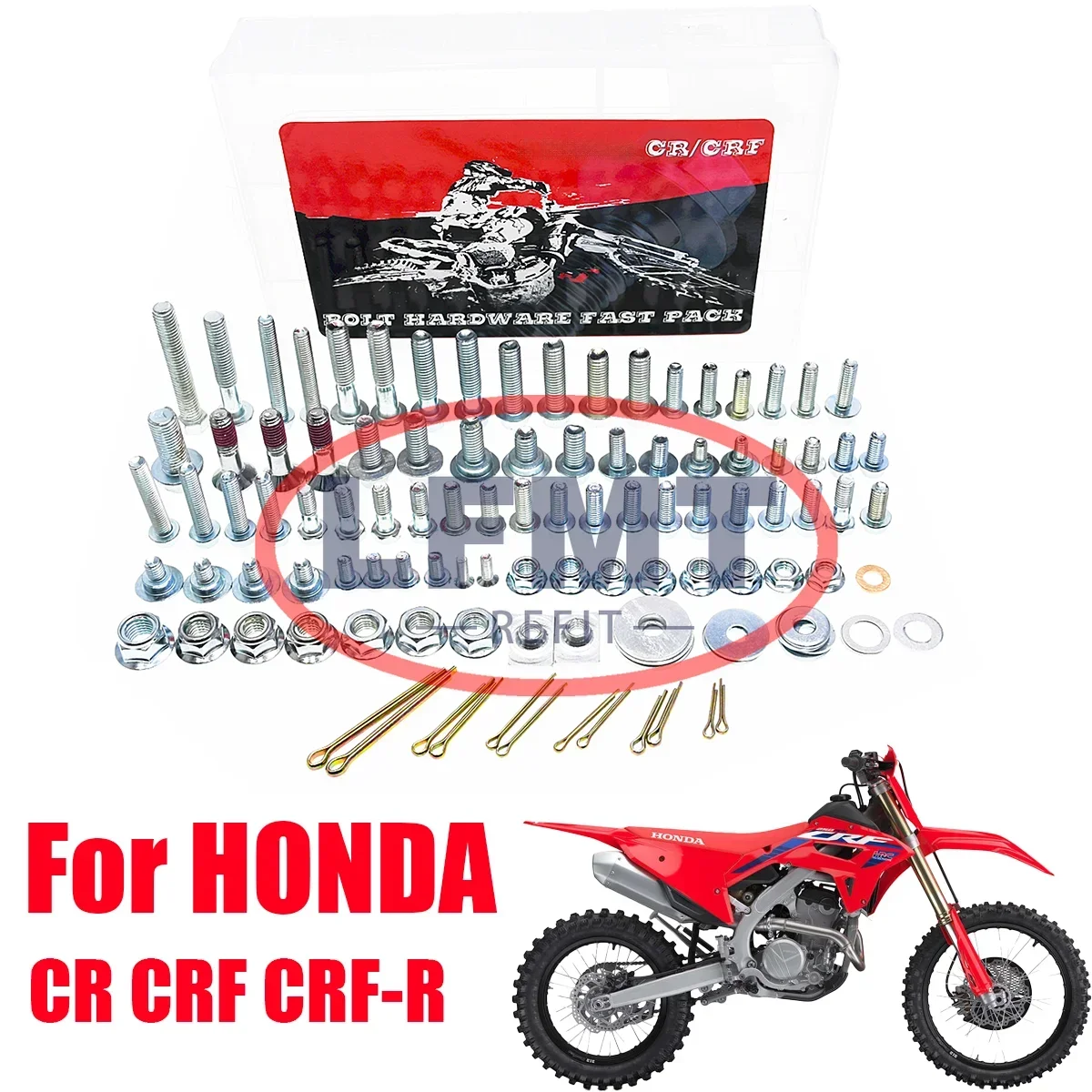 

Motorcycle Hardware Bolt Full Plastics Fastener Kit For HONDA CR125 CR250 CRF450L 450RX 250X 450X CRF250R 450R 250RX 2003-2024