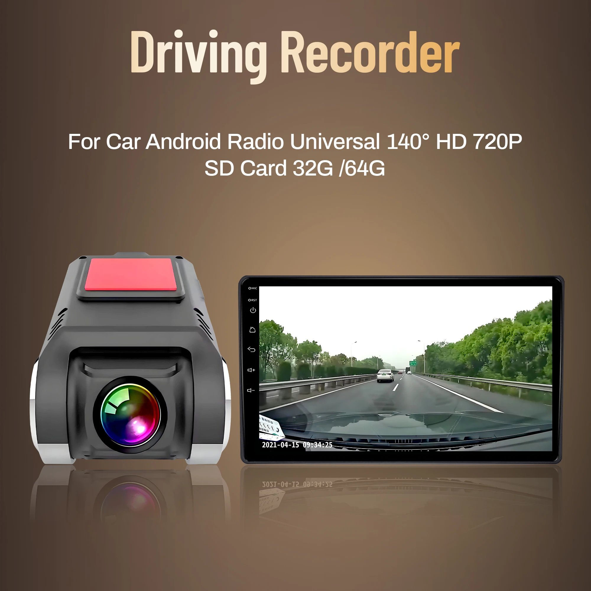 

ADAS Car DVR For Car DVD Android Player Navigation Dashcam DVRs Video HD 720P USB TF Card 32G /64G Dash Cam Auto Recorder