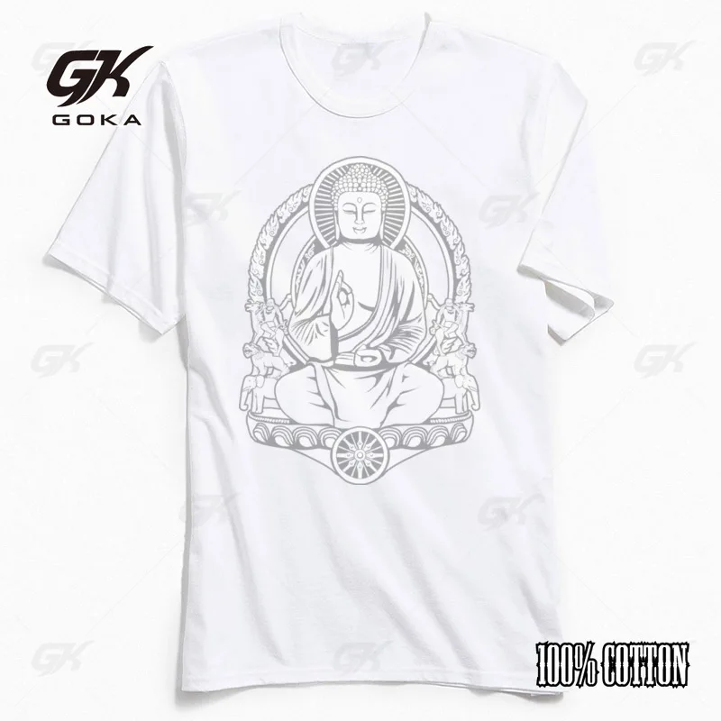 سليم صالح رجل تي شيرت Gautama بوذا Halftone التي شيرت الرجال تي شيرت 2025 أحدث هدية يوم السنة الجديدة ملابس علوية من القطن و تيز الأرجواني Camisa