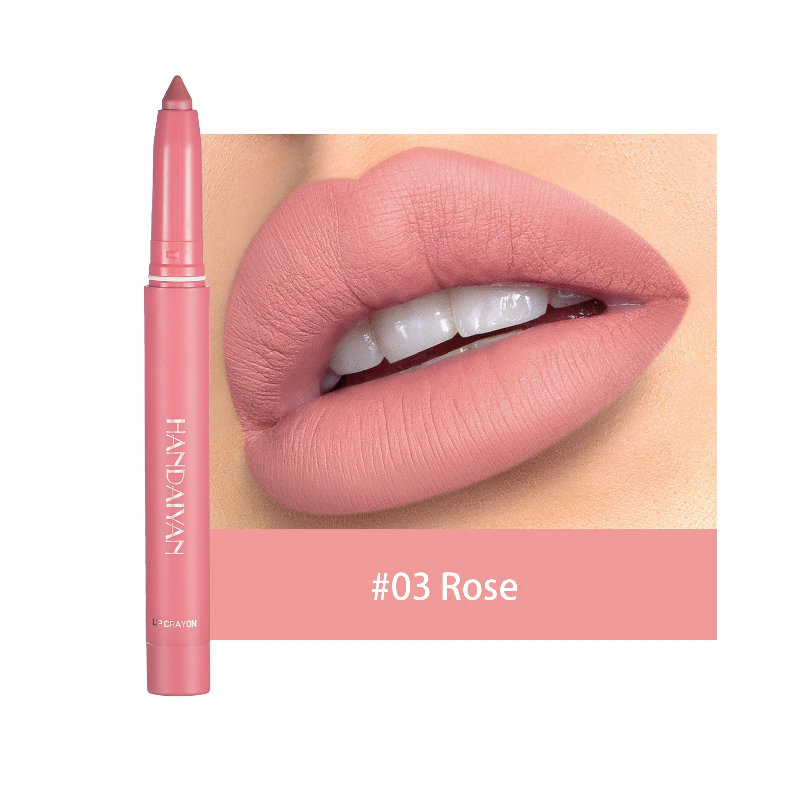 Matte Lipstick Pencil Make Up Kiss-proof Lip Stick Pen Makeup Waterproof Lip Balm Cosmetics Nude Red Silky Velvet Tint Lipbalm