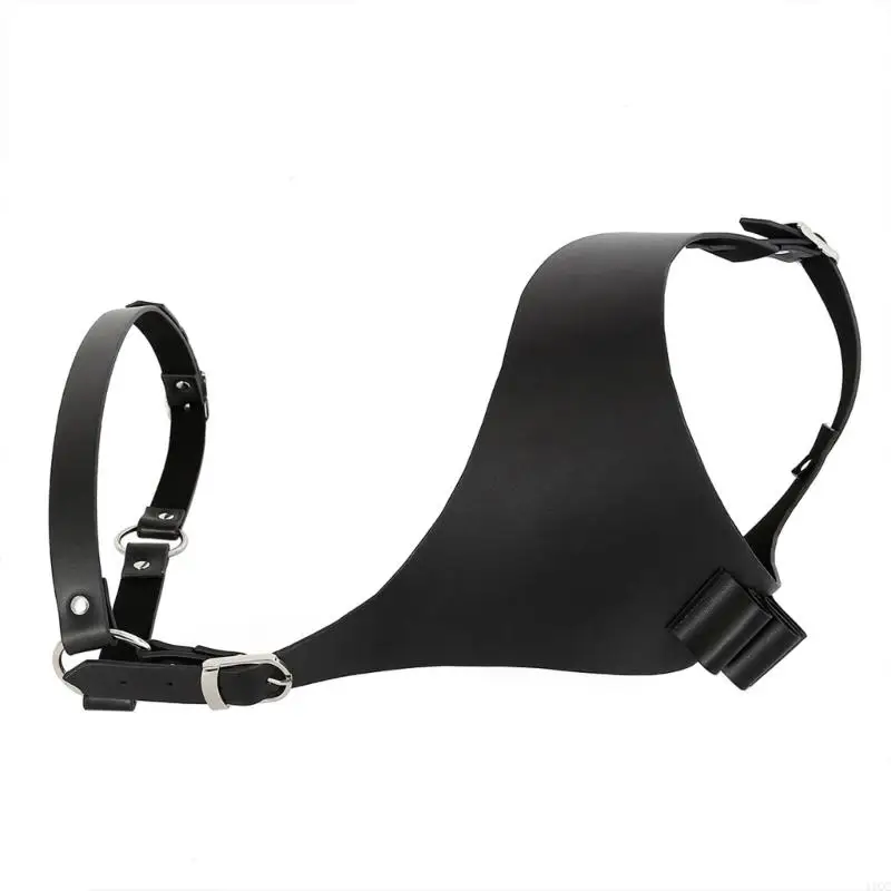 Costume da gioco ruolo per spettacoli in discoteca con cintura in pelle PU da uomo in stile gotico 2025