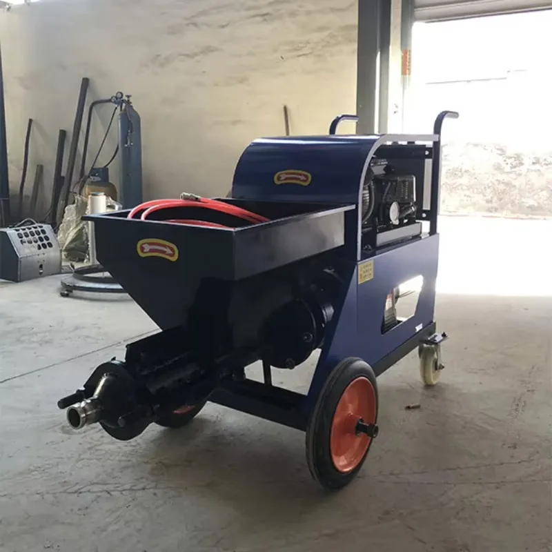Customized Easy To Operate 311 Type Mortar Spraying Machine, Electric Model, 4KW Motor, With A Delivery Distance Of 10-20m