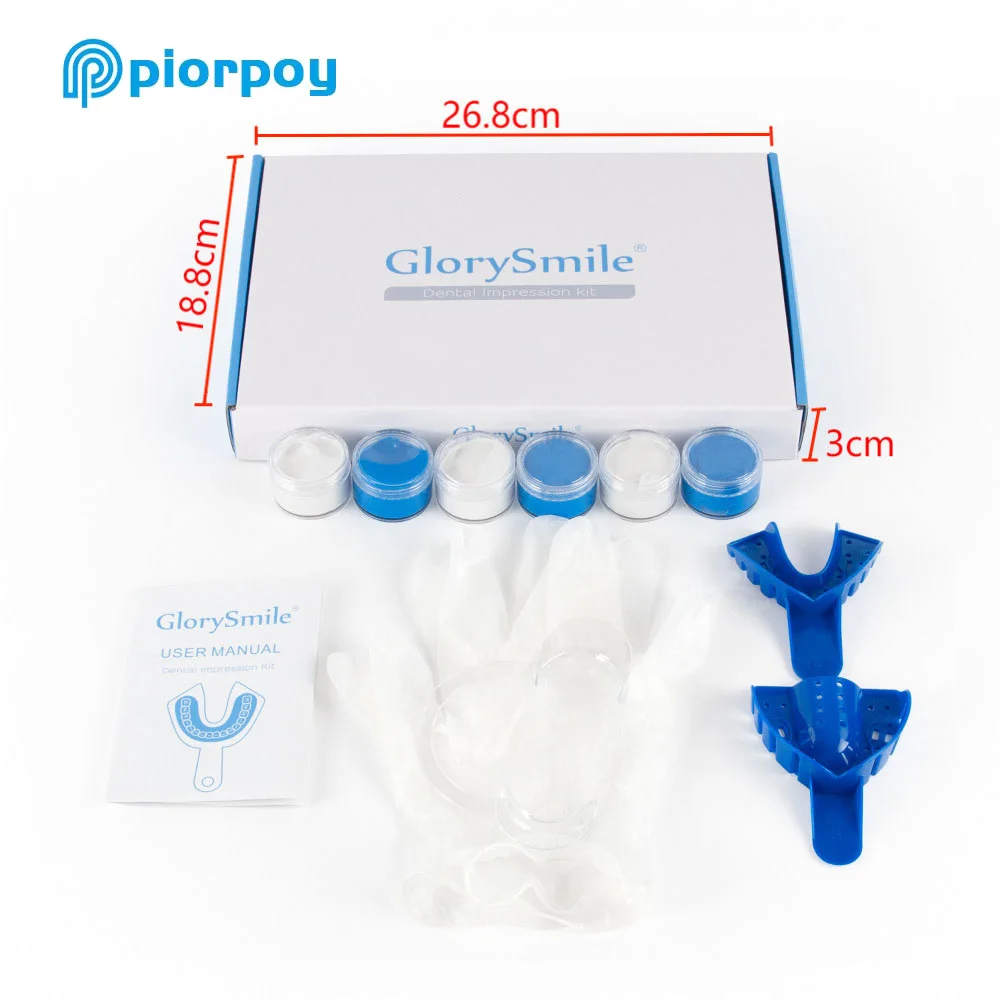  PIORPOY1Set Dental Impression Material Kit Y Lab Teeth Impression Material Dentist Clinic Use Silicone Putty Oral ImprintTool