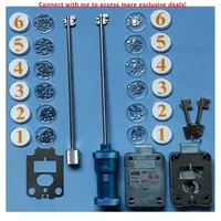 ATM Treasury 71111 Turbo For Vault-Mauer Safe Box Read Unlock Combination 3 In 1 Key Lock Pick Set Locksmith Tools