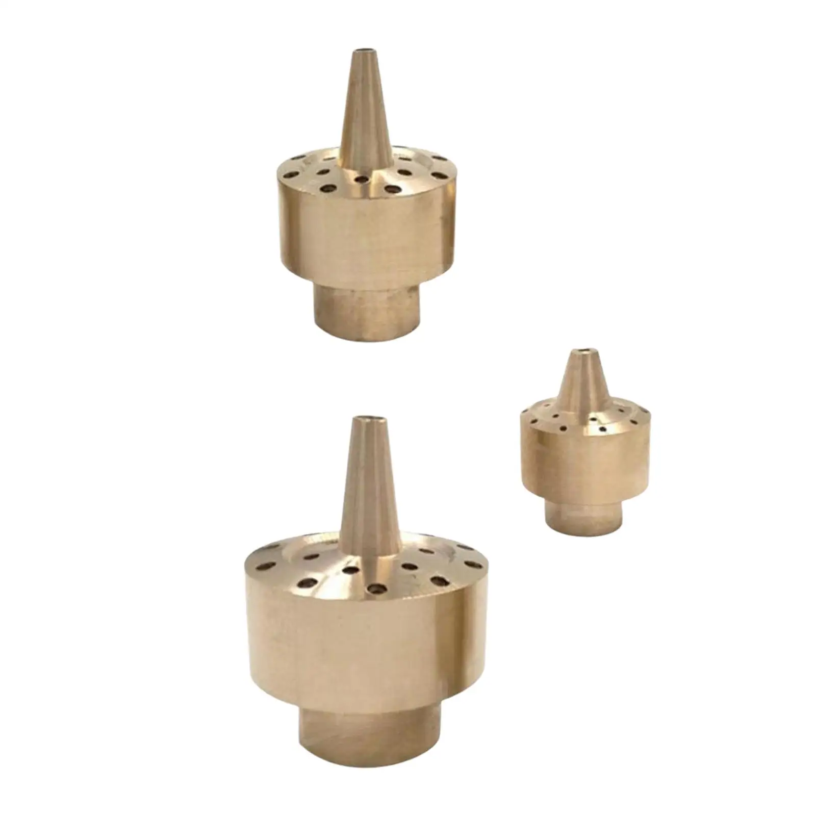 Brass Bubbler Nozzle Jet Column Water Sprinkler Head for Outdoor Pool Park Residential Community