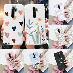 Heart Flower Case For Redmi Note 8 8T 8 Pro Phone Cover Cute Silicone Shockproof Soft Coque For Redmi Note 8 Shell Cartoon Love
