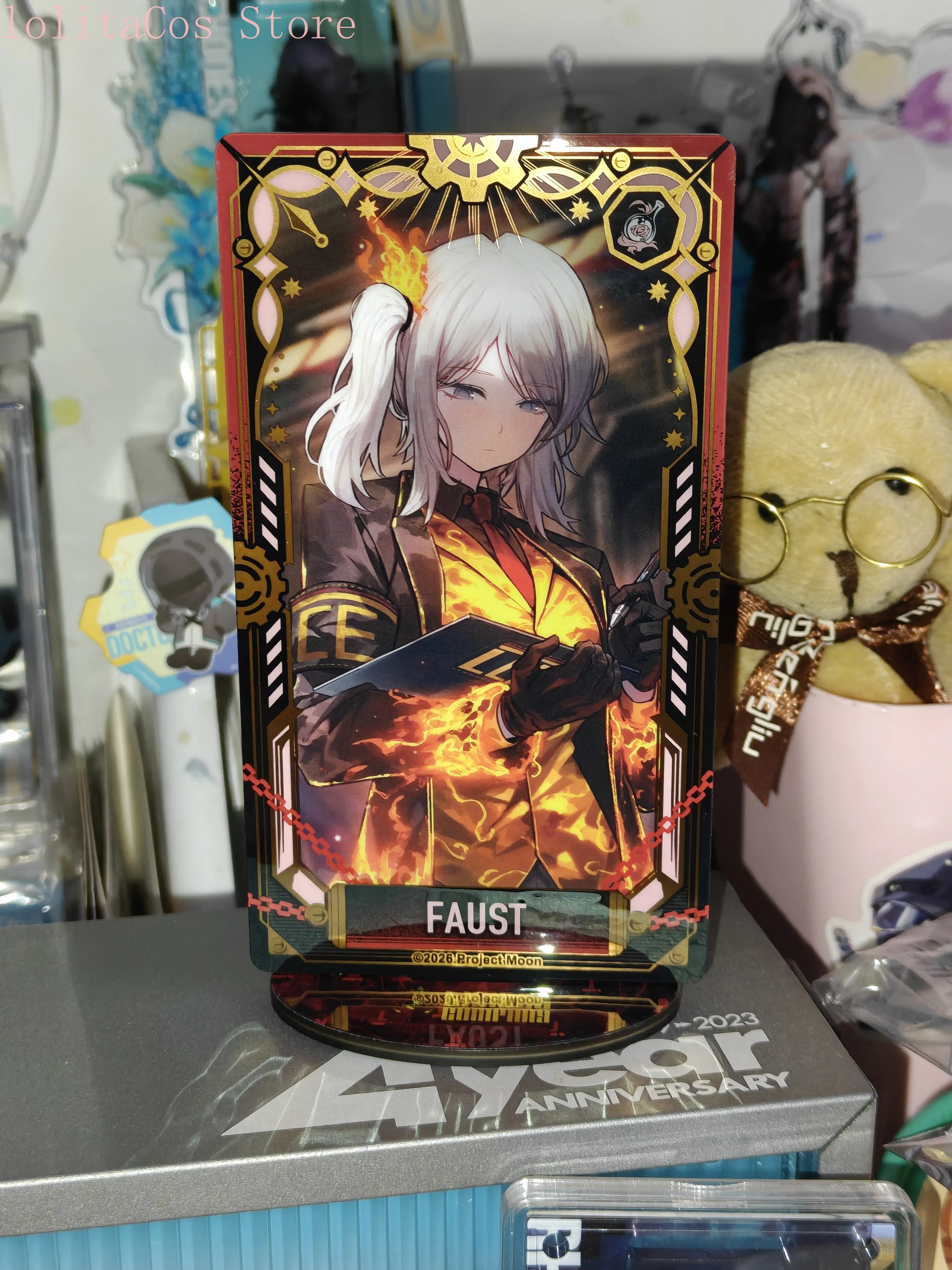 Official Limbus Company Ishmael Don Quixote Yi Sang Faust Acrylic Standee Anime Desktop Ornament Birthday Gift Xmas Cosplay