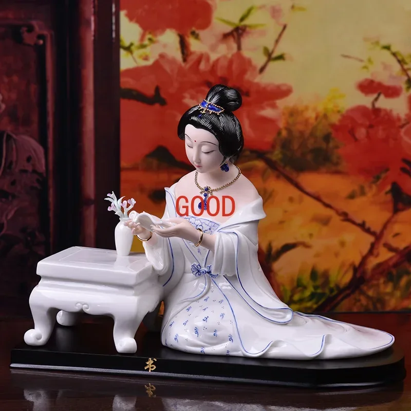 Decoration Chinese Ceramics Living Room Study Antique Shelf Decorations