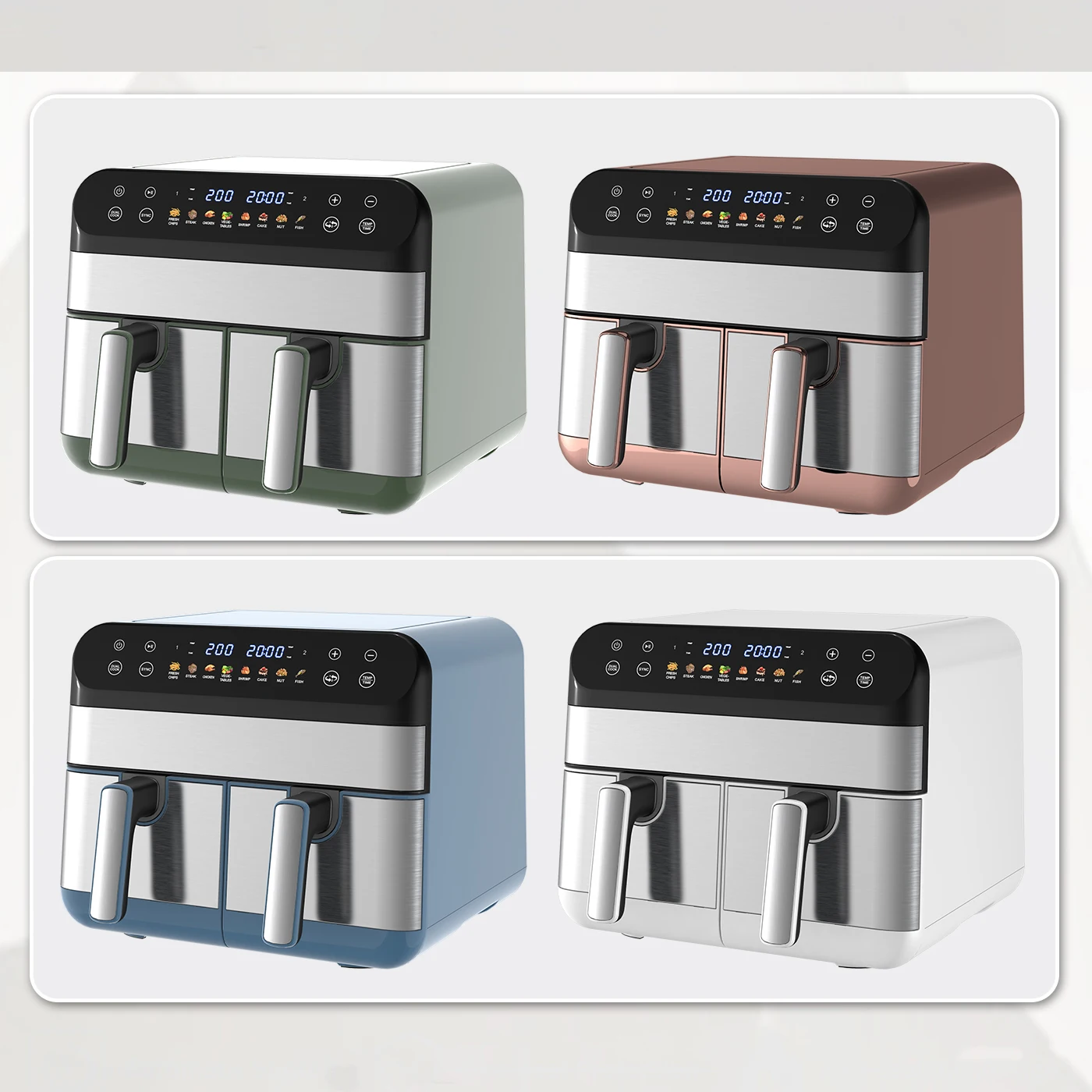 Double 5L Cooking Baskets Deep - Air Fryer 5L Digital 评论和价格