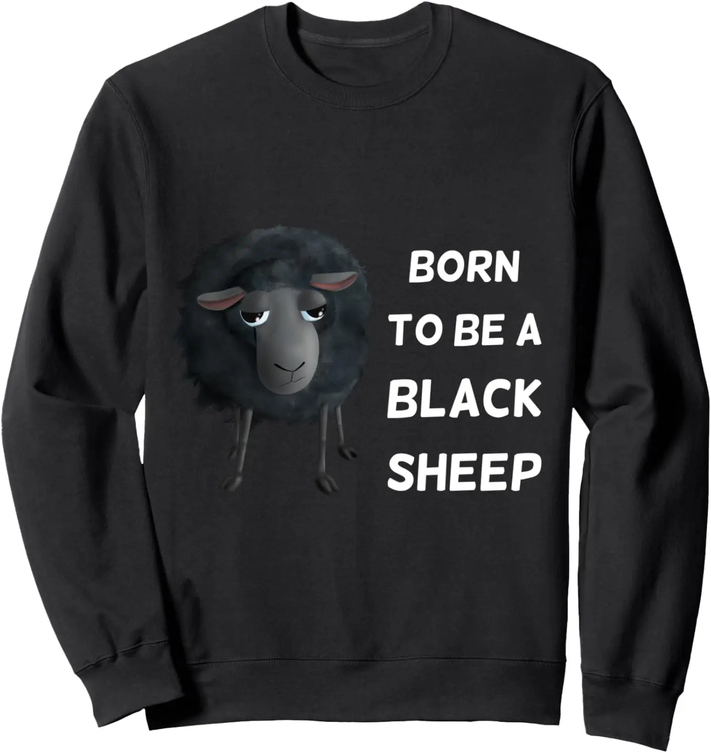 

Sweet Sheep - Born to be a Black Sheep (D010-0909A) Толстовка