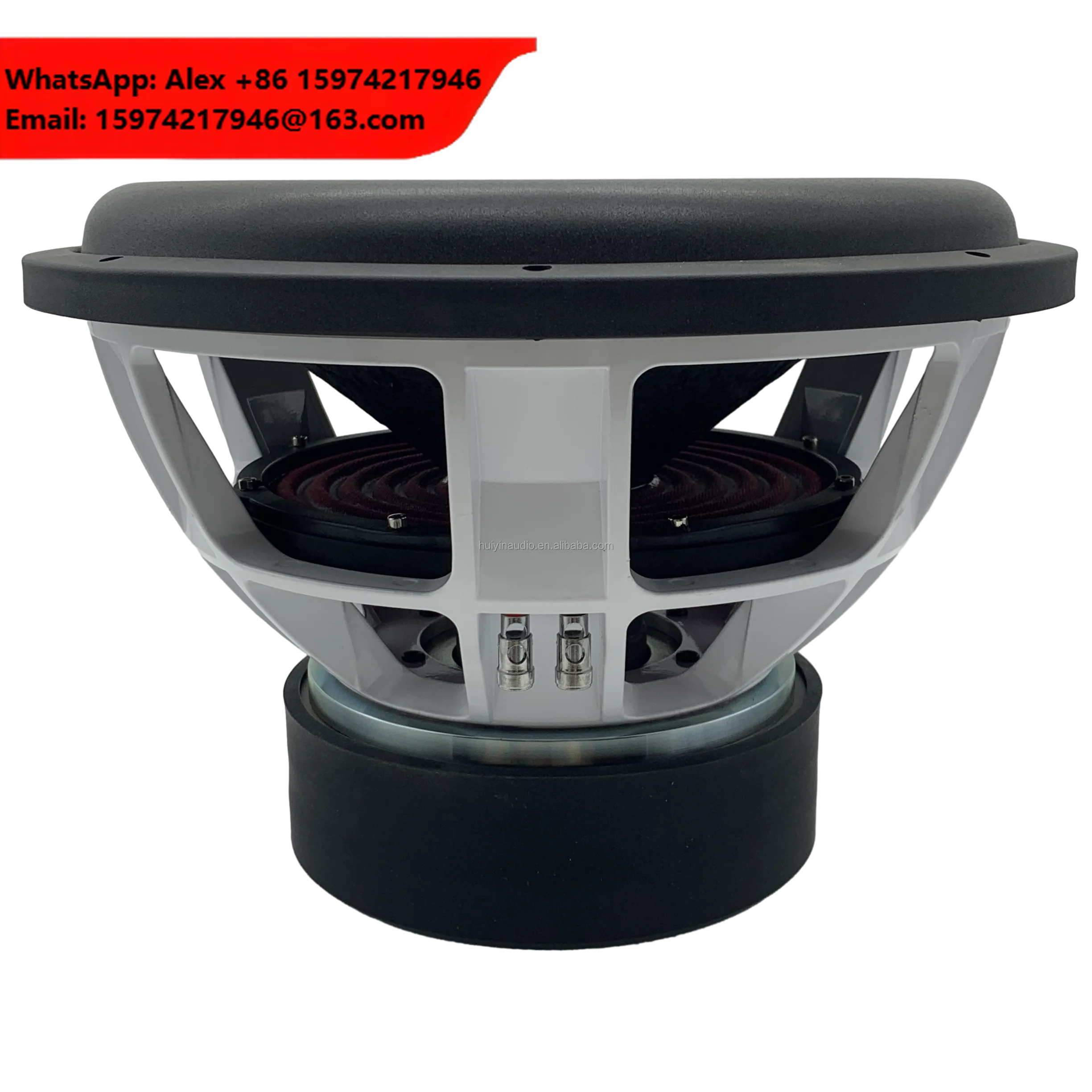 15 Inch Subwoofer 2000W RMS 3 Inch VC 284 Oz Customizable Logo Portable Easy To Install Suitable For Use Behind Car Rear Seats.