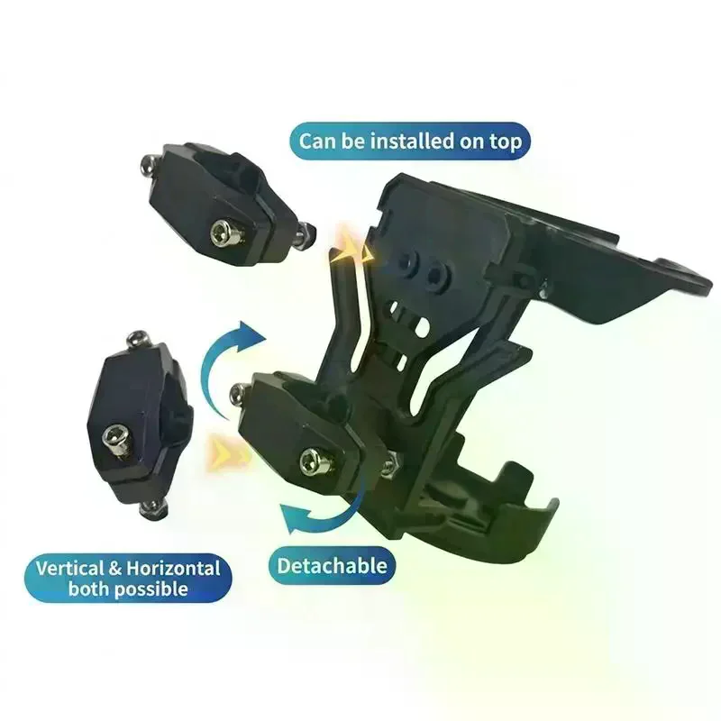 Motorcycle Electric Vehicle Folding Cup Holder With Sturdy Build And Anti Slip Design Perfect For Daily Riding Road Trips