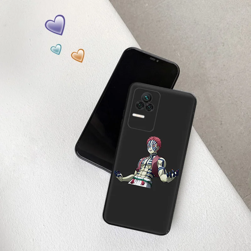Phone Case for Redmi Note 11 Pro A1 A2 A3 K40 K50 K60 Xiaomi 14 CC9 C61 Demon Slayer Kimetsu No Yaiba Soft Black Silicone Cover image 3