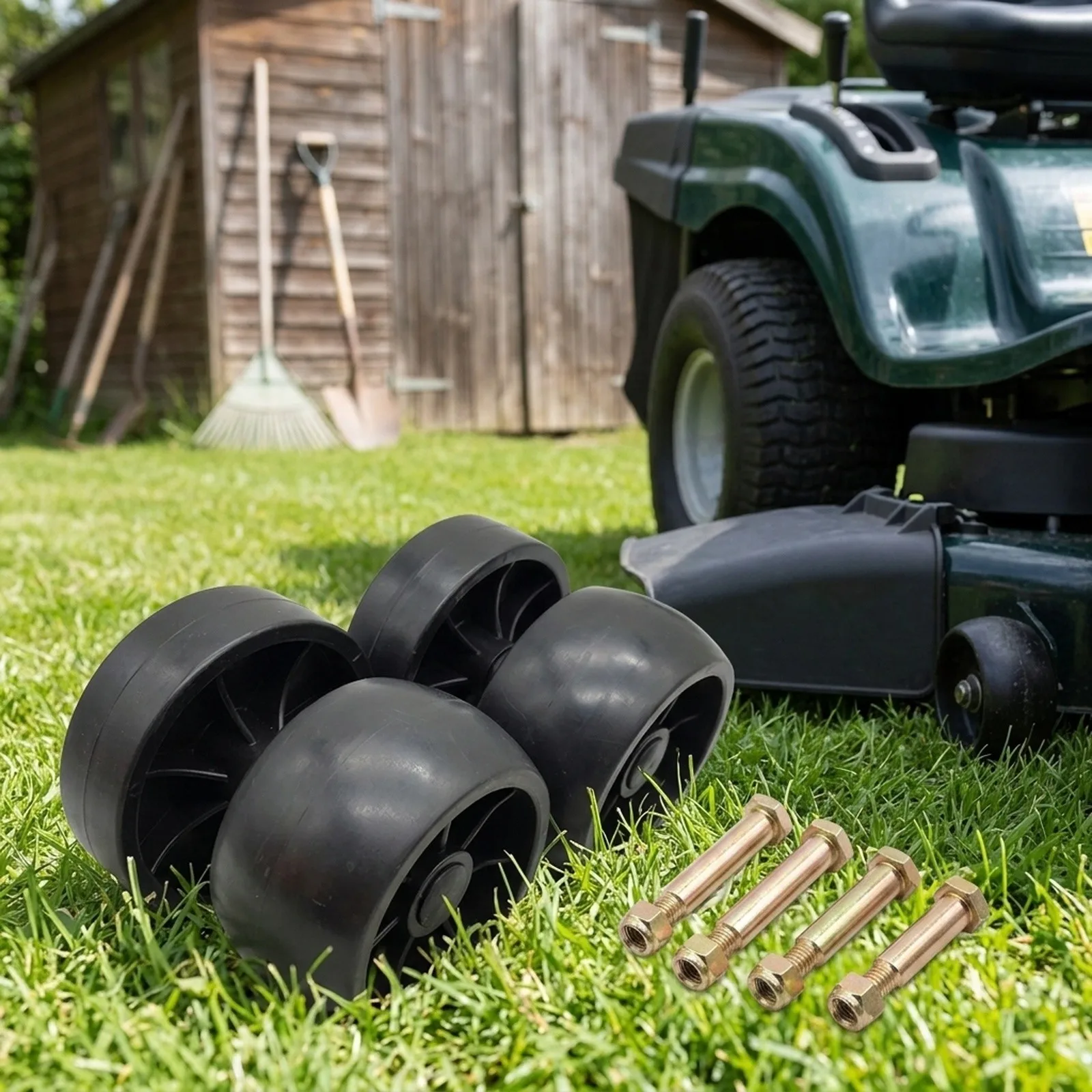 Garden Tool Lawn for tractor Deck Wheels 5 Inch Easy Installation For Lawn Maintenance High-Quality Materials Garden