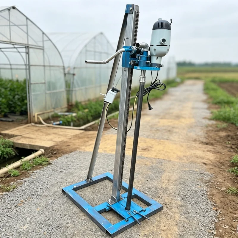 Customized Upright‑Frame Drilling Rig | Hand‑Held Water Well Drilling Machine for Rural Courtyard Domestic Water
