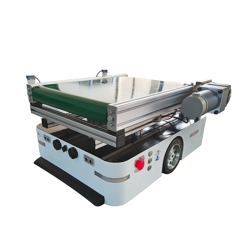 Rugged 200kg TZBOT AGV with Custom Navigation Paths & Steel Frame. Designed for Factory/farm Automation Upgrades