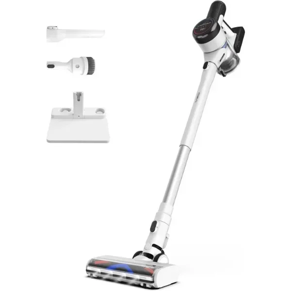 Smart Cordless Vacuum Cleaner, Stick Vacuum with Anti-Tangle Brush & Fade-Free Suction