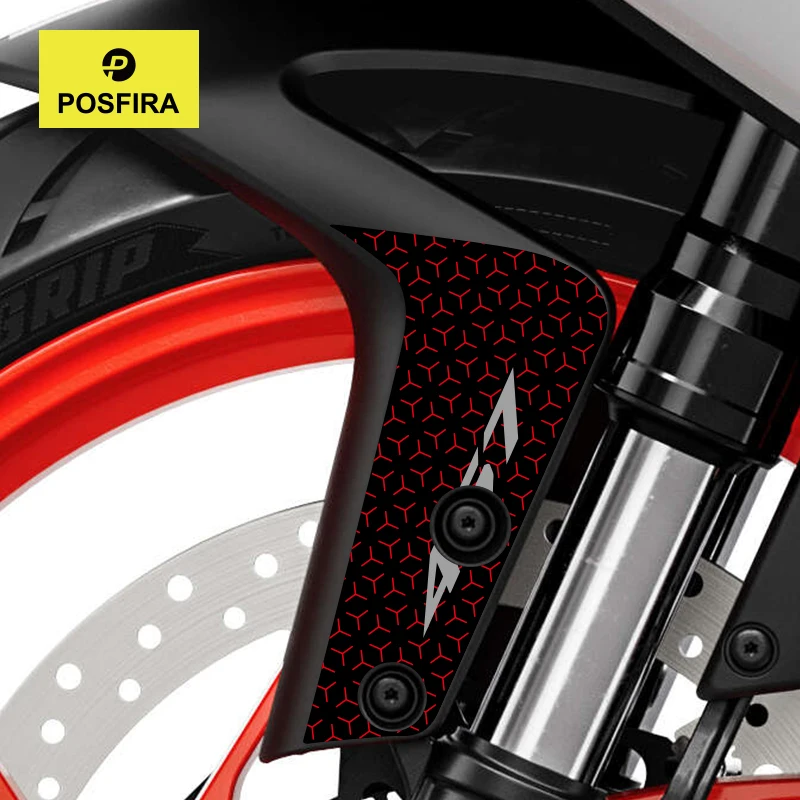 

POSFIRA Motorcycle Front Fender Stickers Vinyl Decals for Aprilia RS457 RS 457 2024 2025 2026 Motorbike Mudguard Accessories