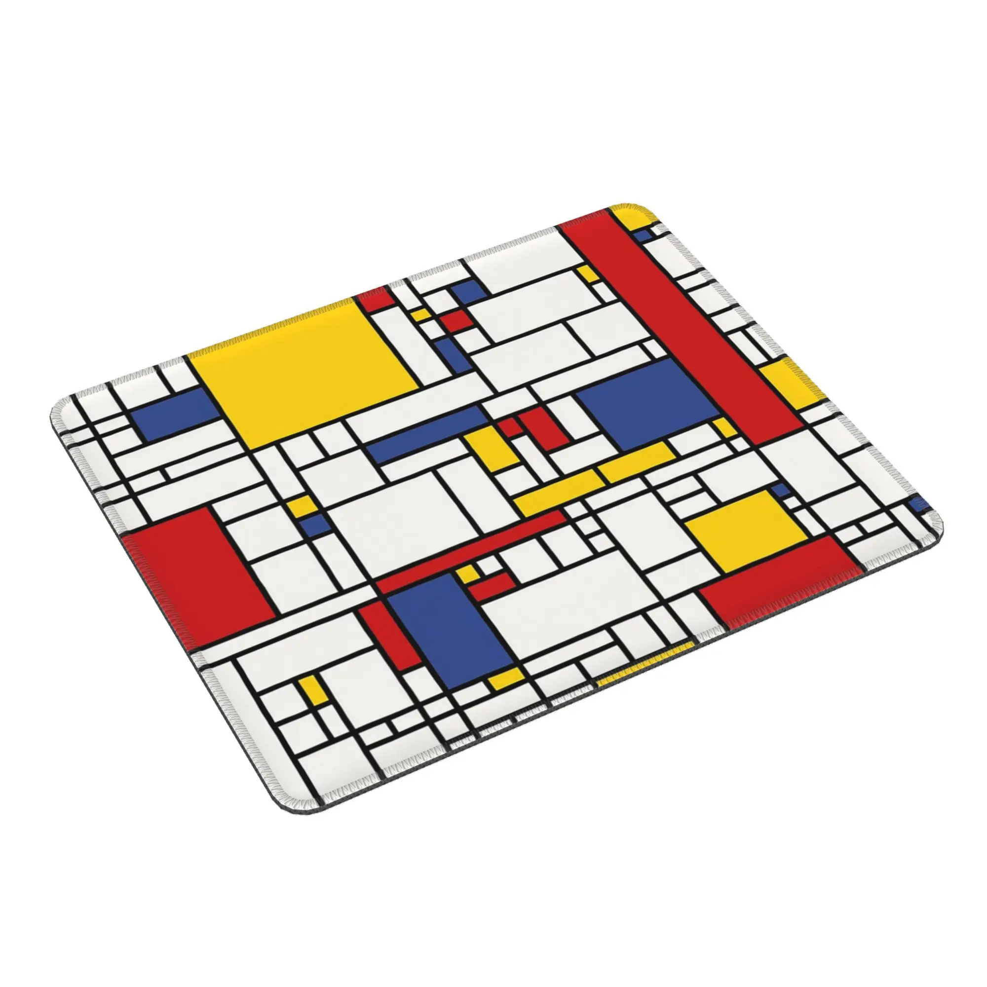 ピエトモンドリアンマウスパッドコンピュータキーボードマウスマットゲーマー PC ラップトップデスクマットオフィスアクセサリーテーブルマット