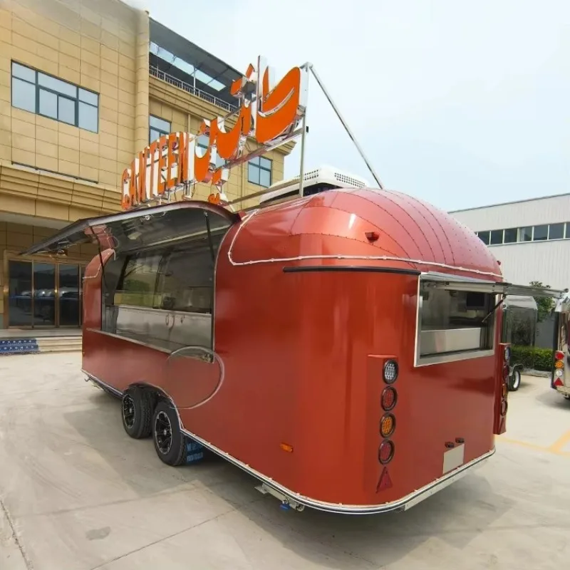Mobile Food Cart User Friendly Operation Simple Control Snack Truck for Easy Business Running