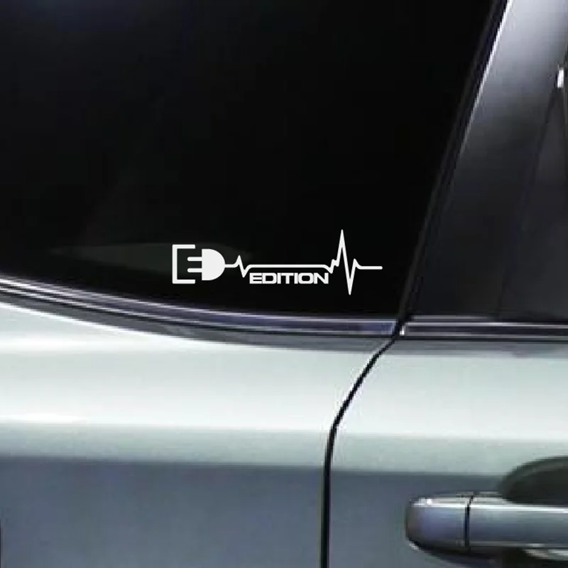 

K557# Car Stickers Decal Vinyl for New Energy Electric Vehicle Edition Waterproof Car Accessories